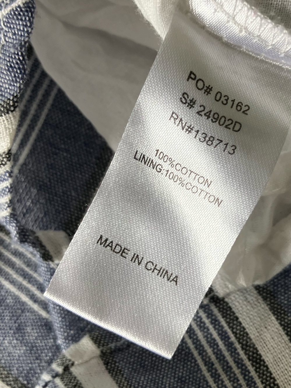 ALTER’D STATE Blue Striped Cotton A-Line Midi Dress Size L - Picture 10 of 11